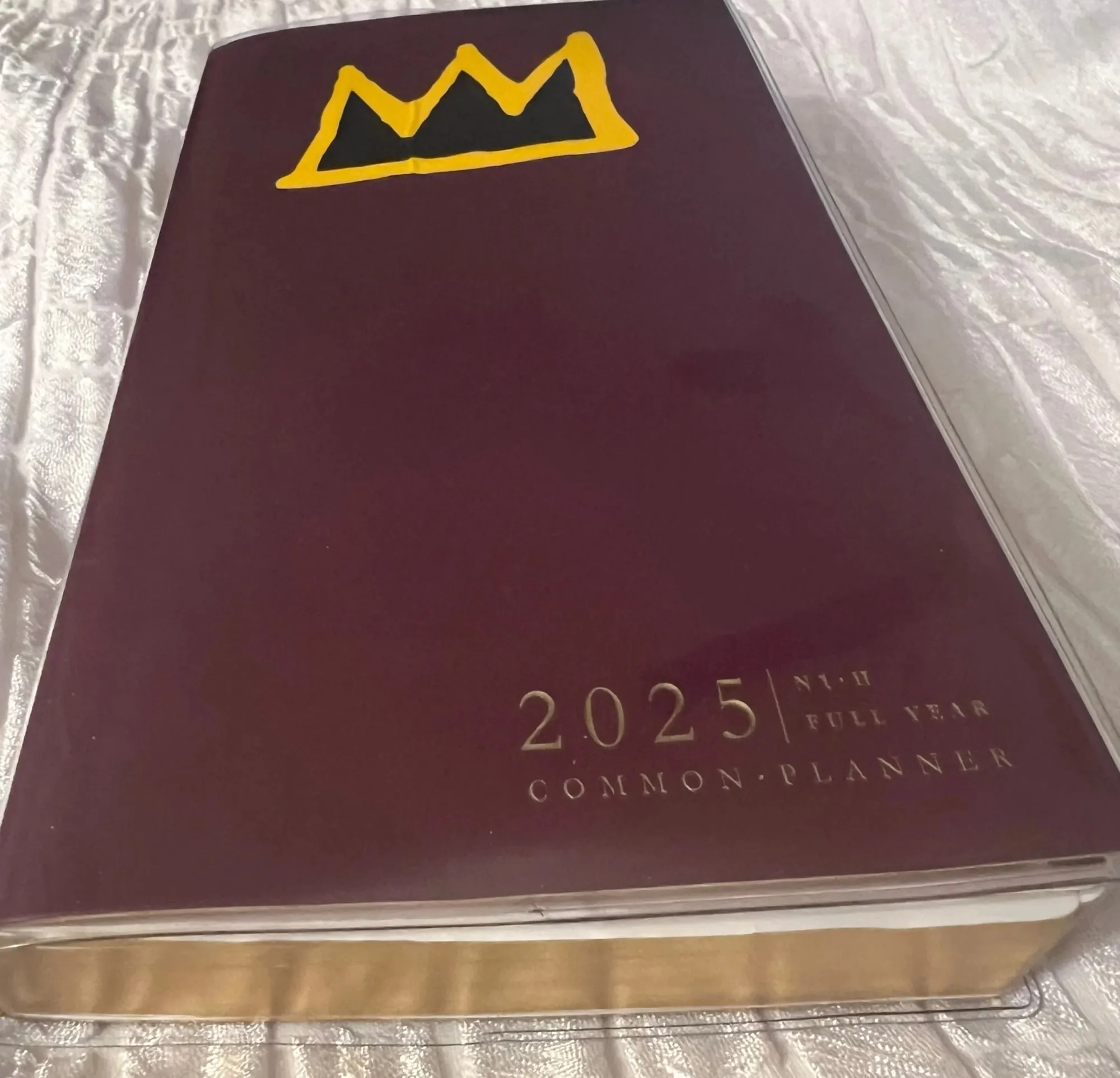 Gold page edging on the N1 planner